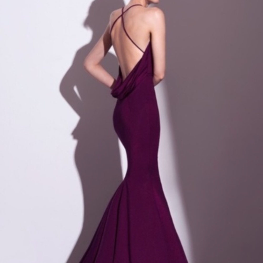 Gemeli Power Barthelemy Dress Deep Plum